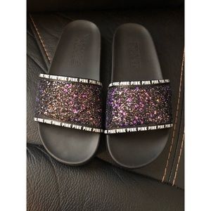 Victoria Secret Pink Slides- Medium